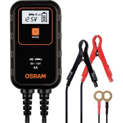 Osram Batterycharge 904 battery charger and trickle charger – 6/12 V, 4 A charging current