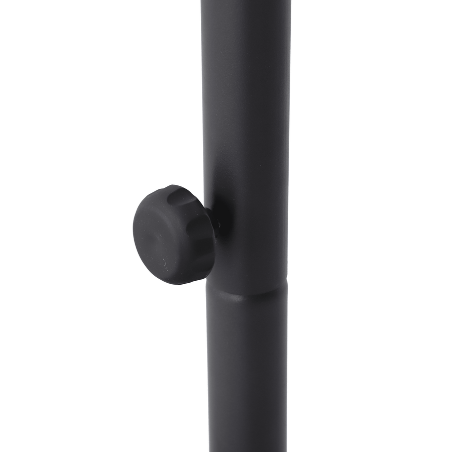 Polar II offset parasol, diameter 290 cm, 160 g/m² canopy, anthracite pole