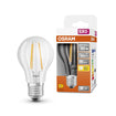 LED BULB E27=60W DROP TRANSPARENT