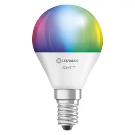 LED BULB SMART E14=40W FROSTED SPHERE RGBW