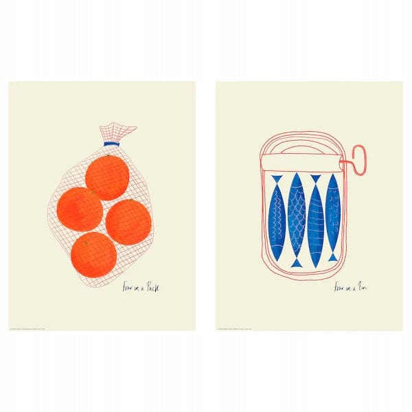 Ikea BILD poster 30x40 Oranges 2-p