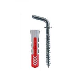 DUOPOWER 6 DOWEL WITH SHORT HOOK. 6P