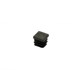 FINNED PVC TIPS SQUARE 18X18 MM BLACK 4 PCS.
