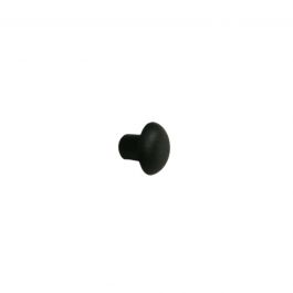 BUMPERS ROUNDED HEAD BLACKHEAD D 12 MM STEM D 6 MM 8 PCS.