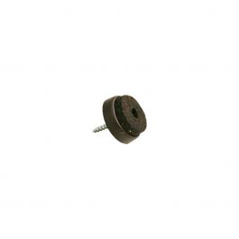 UNDERLAY WITH FELT AND SCREW BROWN D20 MM 4 PCS.