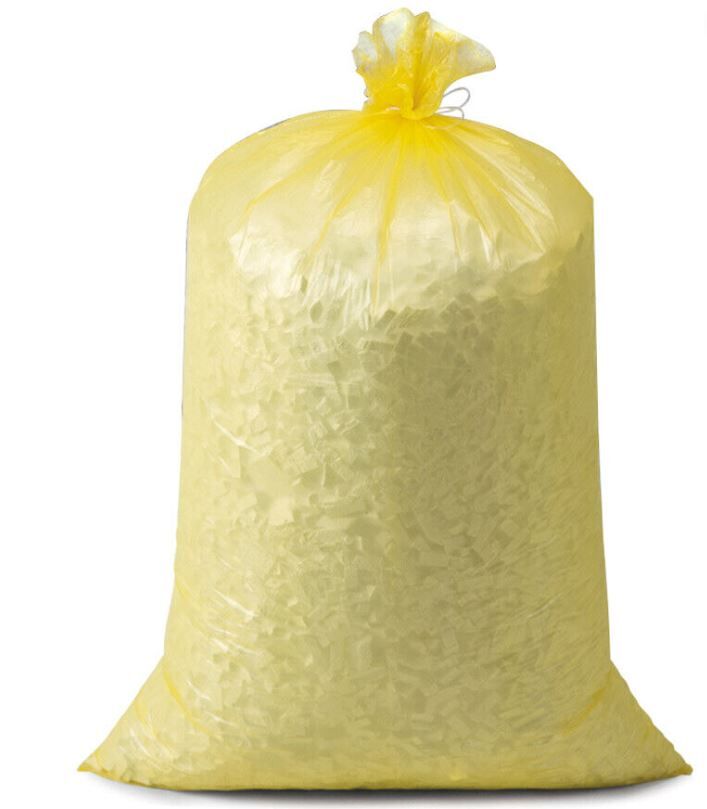 10 sacchetti 130lt trasparente 80 x 120 cm