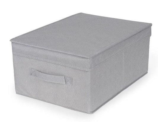 Bricocenter SCATOLA TNT BOSTON 40X50XH25 CM GRIGIO SPIGATO