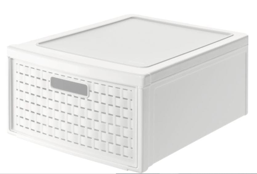 Bricocenter COUNTRY SINGLE DRAWER 45X34X20 CM WHITE