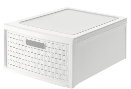 Bricocenter COUNTRY SINGLE DRAWER 45X34X20 CM WHITE