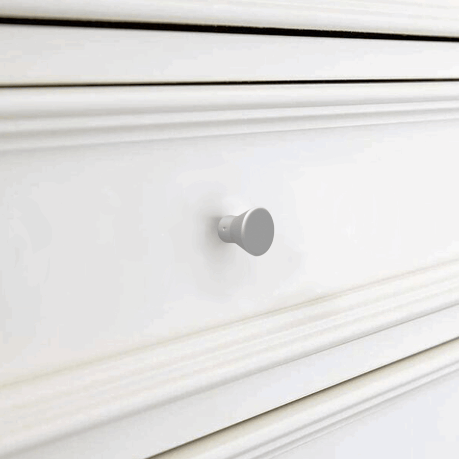 2 22 MM RECYCLED PLASTIC CHROME-PLATED KNOBS - best price from Maltashopper.com BR410007538