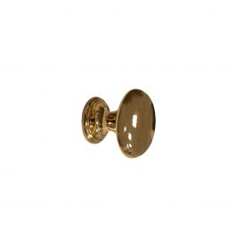 2 D 30 MM POLISHED GOLD ZAMAK KNOBS