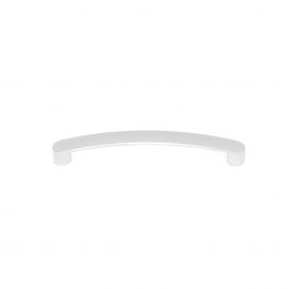 2 HANDLES 96 MM CENTRE DISTANCE IN MATT WHITE ZAMAK