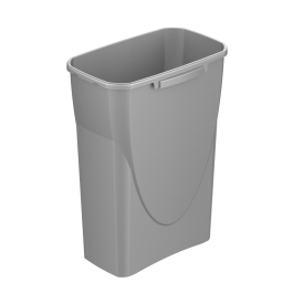 DUSTBIN ECOSWING 40LT SILVER