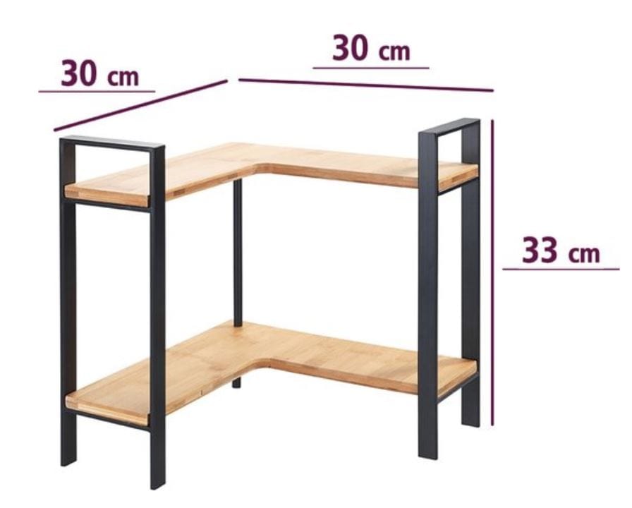 Bricocenter SCAFFALE DA CUCINA ANGOLARE LOU 30x33x30cm