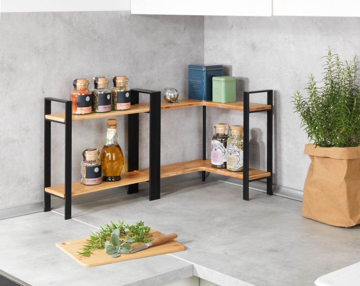 Bricocenter SCAFFALE DA CUCINA ANGOLARE LOU 30x33x30cm