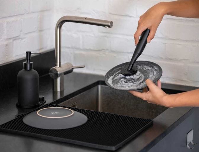 Bricocenter DISHWASHING SET :DISPENSER, DISH BRUSH AND STAND