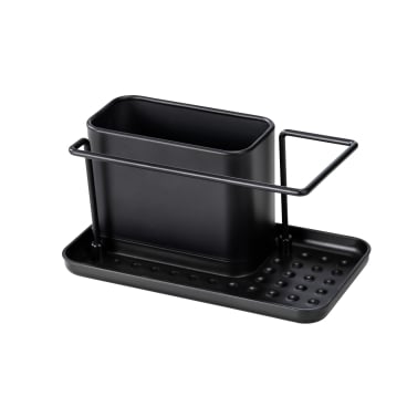 ORGANIZZATORE PER LAVELLO IN ACCIAIO INOX ORIO, NERO