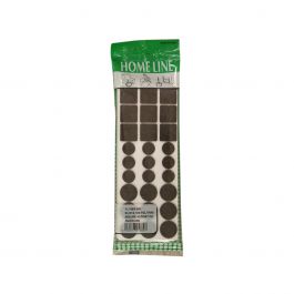 ENVELOPE 108 SELF-ADHESIVE FELT PADS ASSORTED