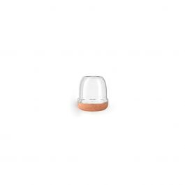 2 ROUND TRANSPARENT ANTI-SCRATCH SILICONE AND FELT CHAIR SOCKS