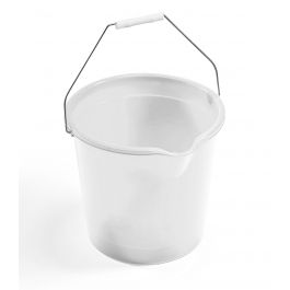 10LT CREAM PVC ROUND BUCKET