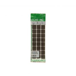 54 SQUARE FELT PADS MM 25X25 BROWN
