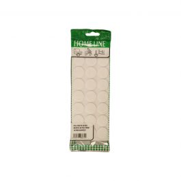 48 ROUND FELT PADS MM 28 WHITE