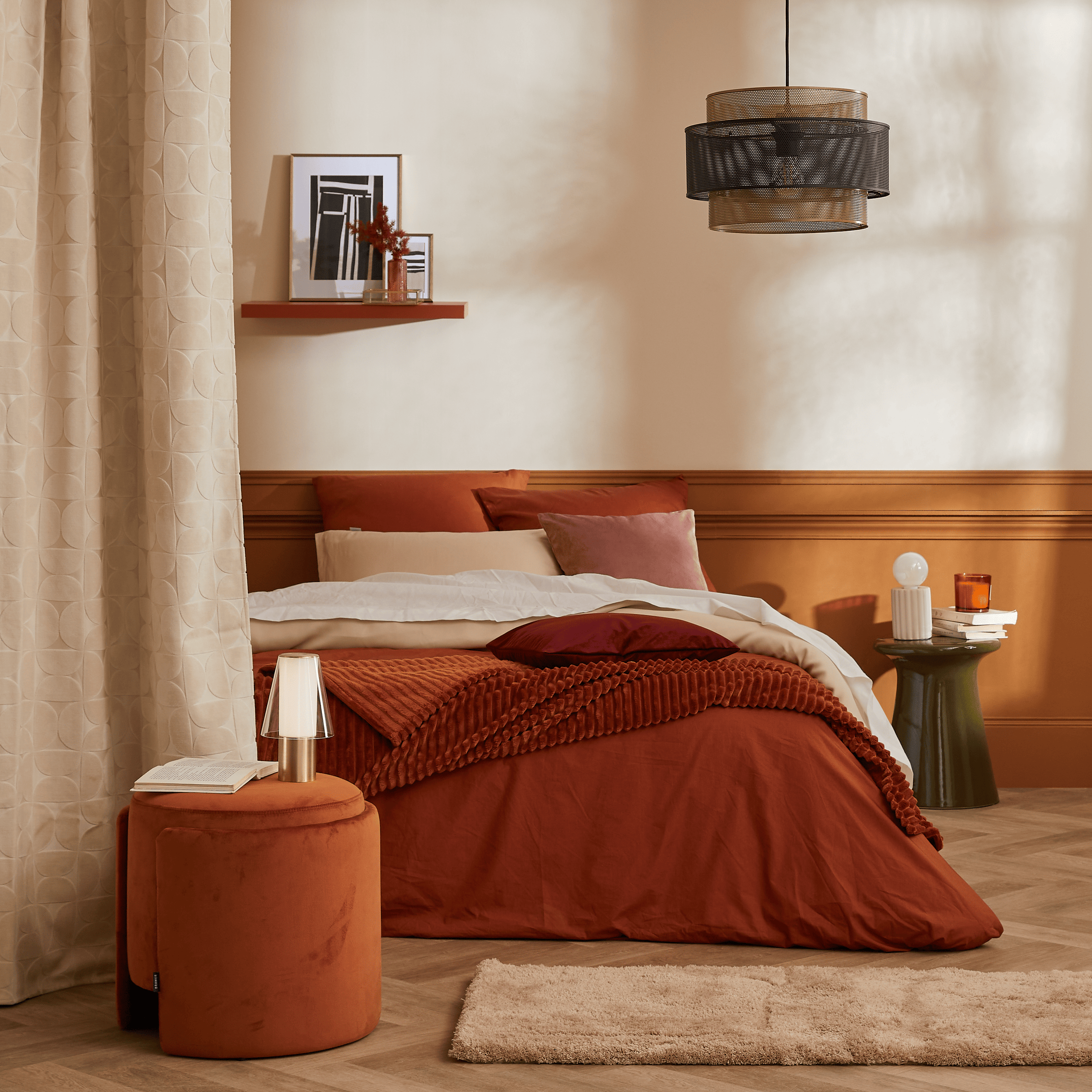TYAMO TABLE LAMP CERAMIC CREAM H13 CM E27=15W