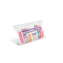 BATHROOM BAGS SET 30 PIECES 12LT PINK L42 H55CM