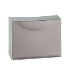 3 PAIR HARMONY SHOEHOLDER W51xD19xH39CM IN RESIN COLOUR GREY AND DOURRY