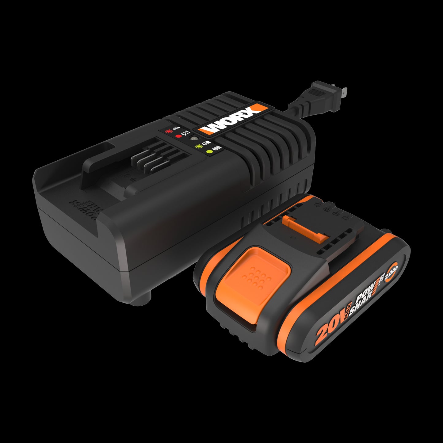 WORX 20V BATTERY AND RAPID CHARGER SET