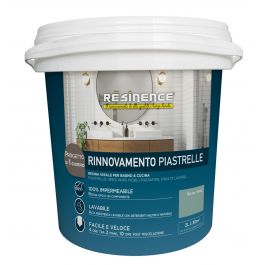 TWO-COMPONENT WATER-BASED SATIN SAGE GREEN TILE RESINENCE 2 LT