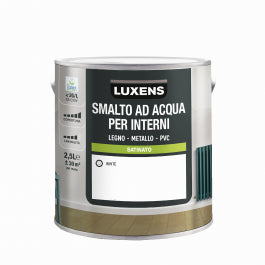 LUXENS SATIN WHITE INTERIOR WATER ENAMEL 2.5 L