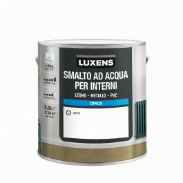 LUXENS 2.5 L WHITE MATT INTERIOR WATER-BASED ENAMEL