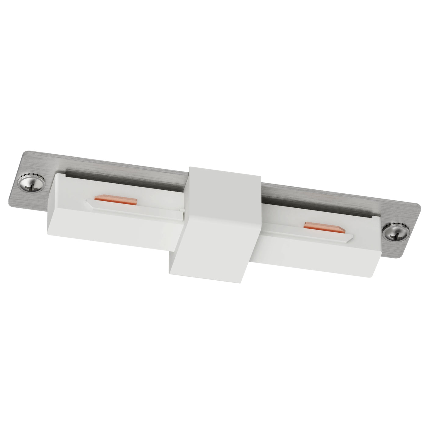 Straight connector for white ABS rail