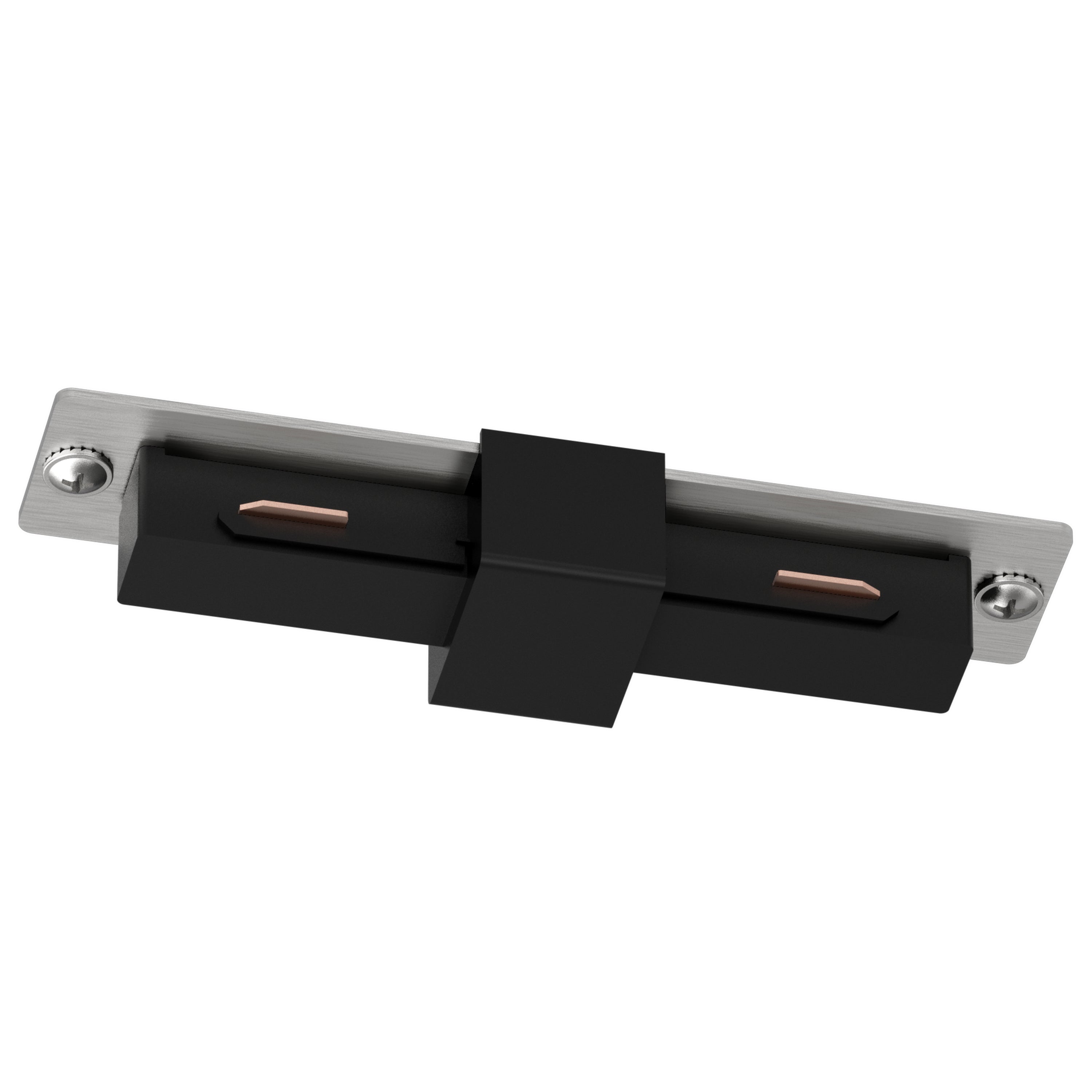 Straight connector for black abs rail