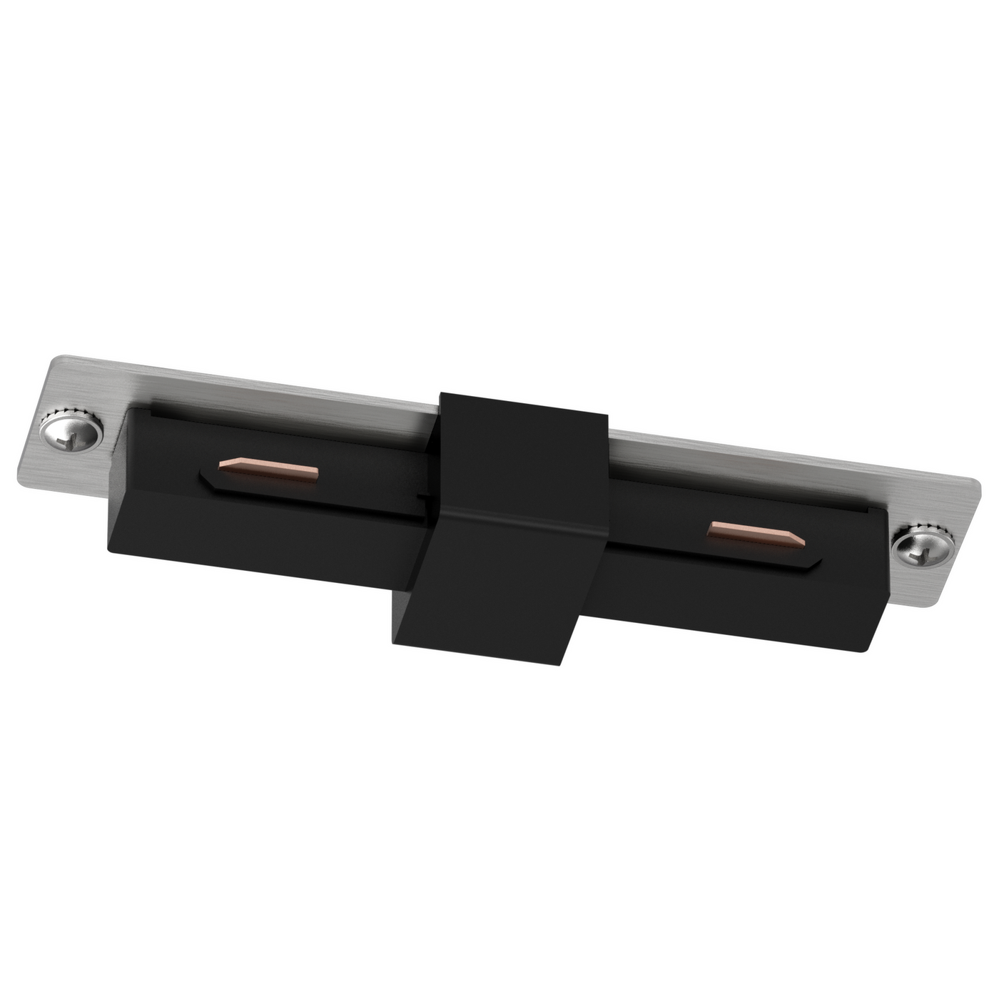 Straight connector for black ABS rail