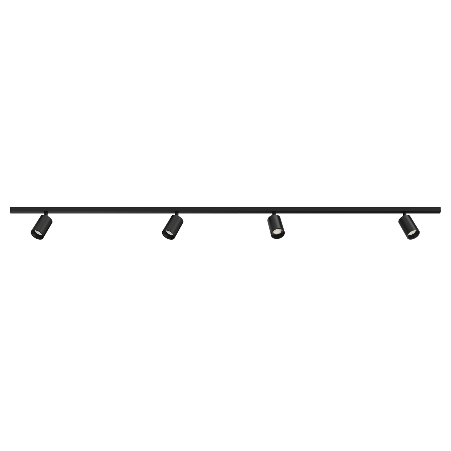 Warna aluminium black led track kit 4x500lm 2x0.90m cct