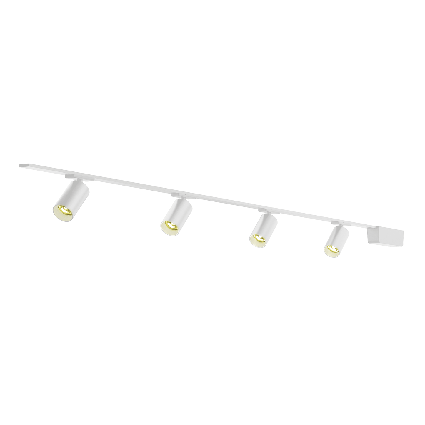 milma alluinio white led track kit 4x900lm 2x0.90m magnetic