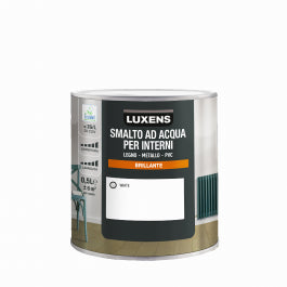 LUXENS BRILLIANT WHITE INTERIOR WATER ENAMEL 500ML