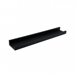 Shelf U Shape L60xW10xH3CM Black