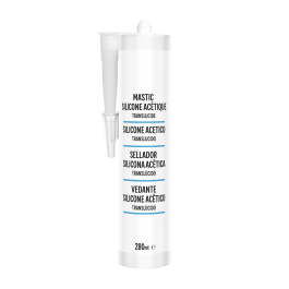 ACETIC SILICONE BATHS AND KITCHENS TRANSPARENT 280 ML
