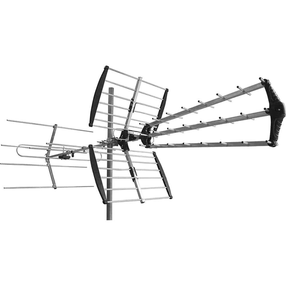 Bricocenter VHF+UHF combined antenna Trinappe 35 elements gain VHF 10dB - UHF 16 dB