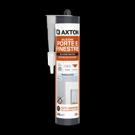 AXTON TRANSPARENT NEUTRAL DOOR AND WINDOW SILICONE 280 ML