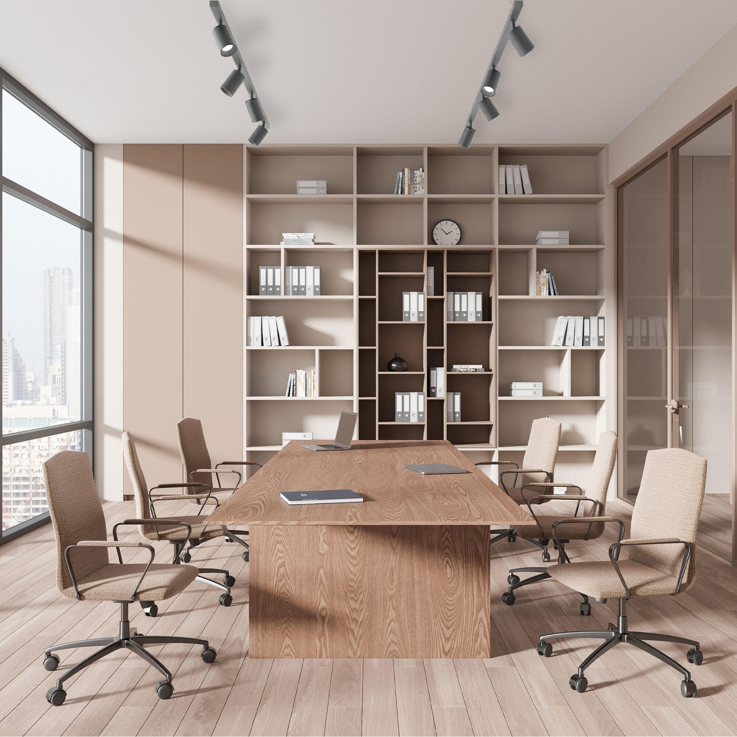 Warna aluminium black led track kit 4x500lm 2x0.90m cct