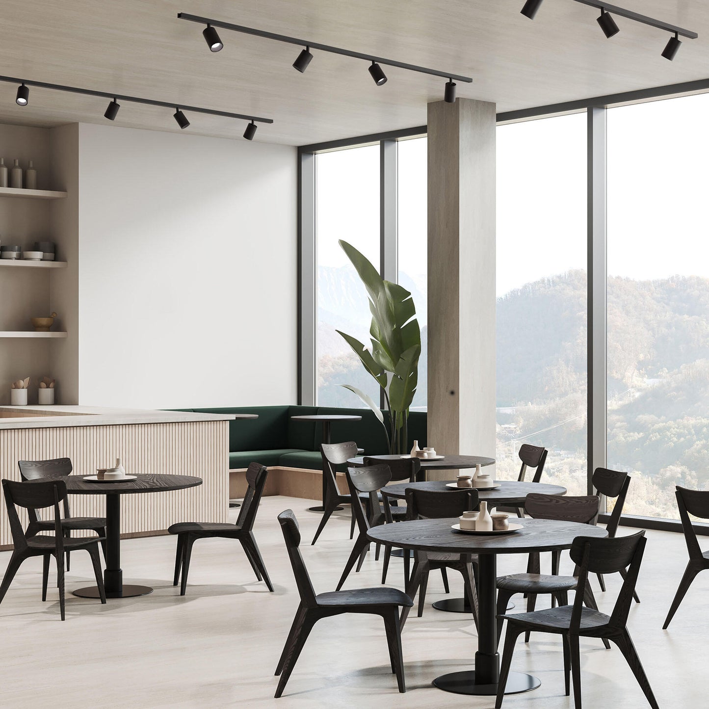 black abs spotlight gu10=max10w