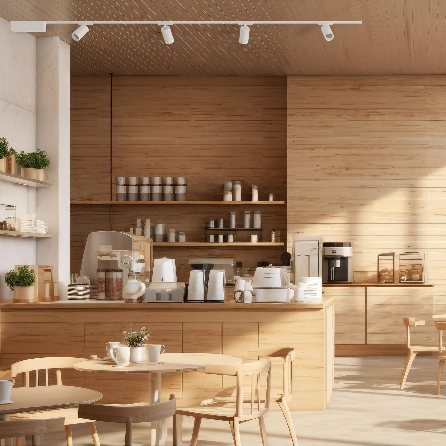 milma alluinio white led track kit 4x900lm 2x0.90m magnetic