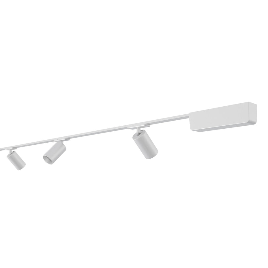 Milma Aluminium White LED Track Kit 4x900lm 2x0.90m Magnetic