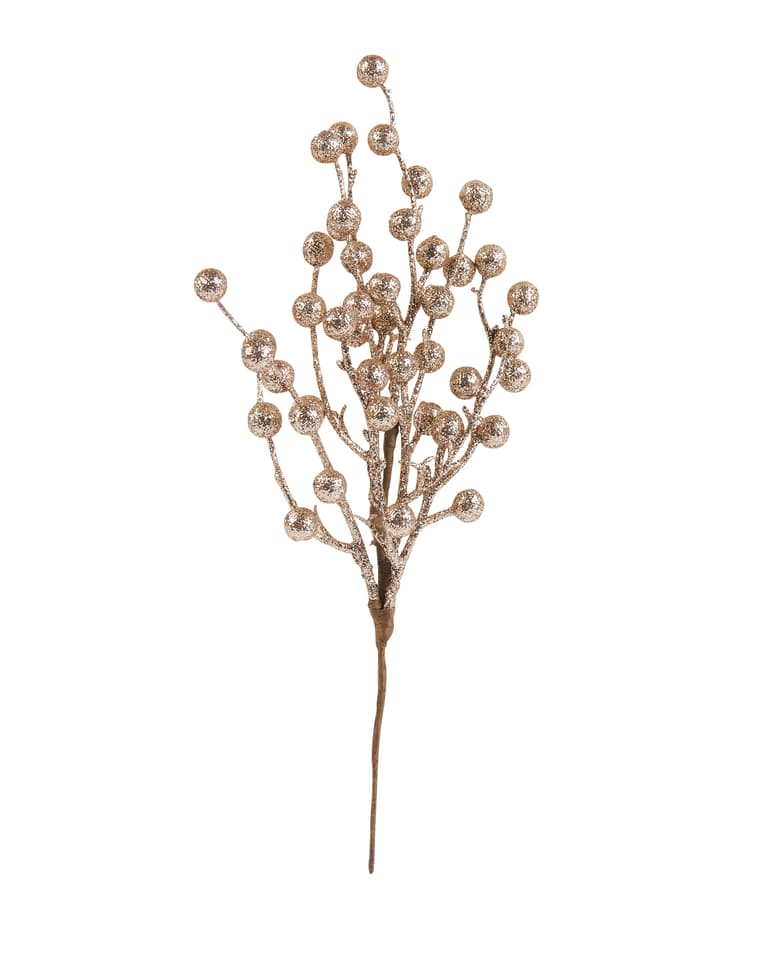 FELIX Golden decorative branch, H 30 x W 12 x D 5 cm