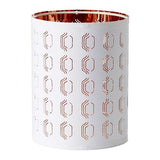 NYMÖ lamp shade, white/copper-colour, 19 cm