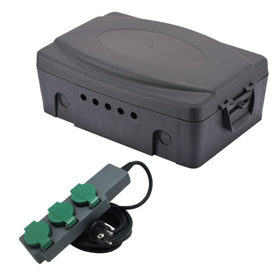 Waterproof Box 240X190X90 With Cable Gland
